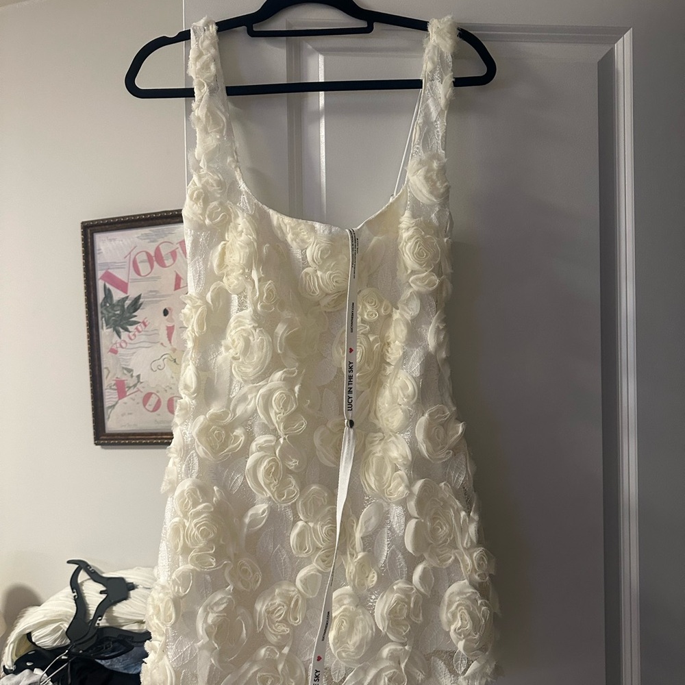 Lucy in the Sky white mini dress